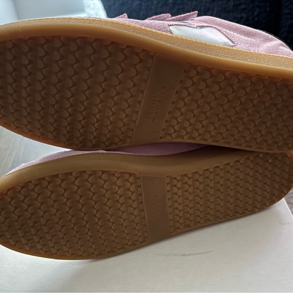 Isabel Marant Beth Sneaker in Pink/Silver - Picture 8 of 9